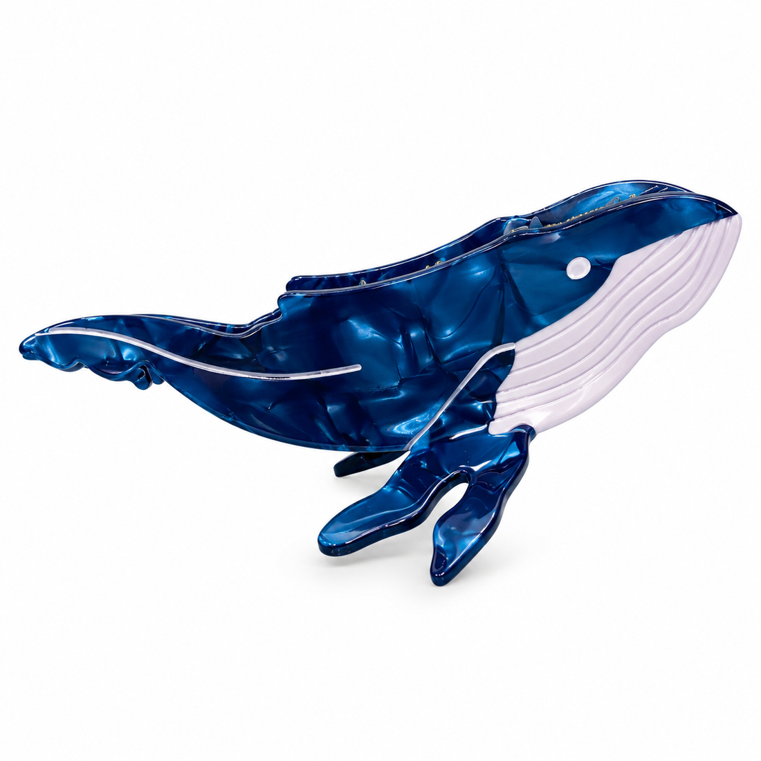 Ocean Whale Hair Claw Clip