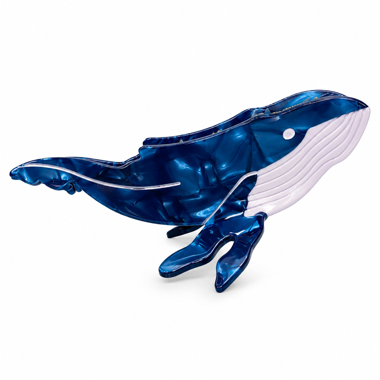 Ocean Whale Hair Claw Clip