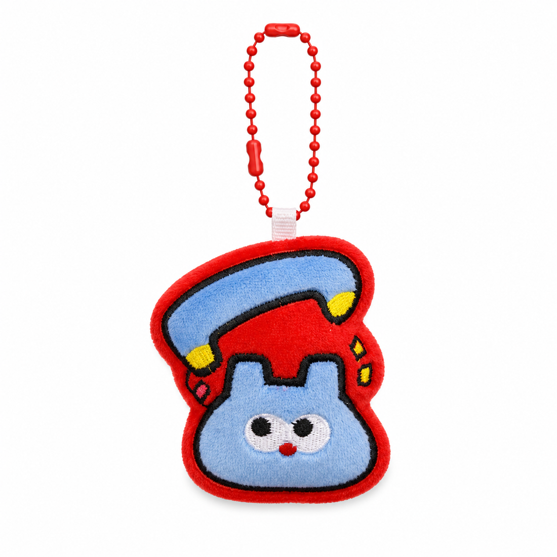 Retro Phone Plush Keychain