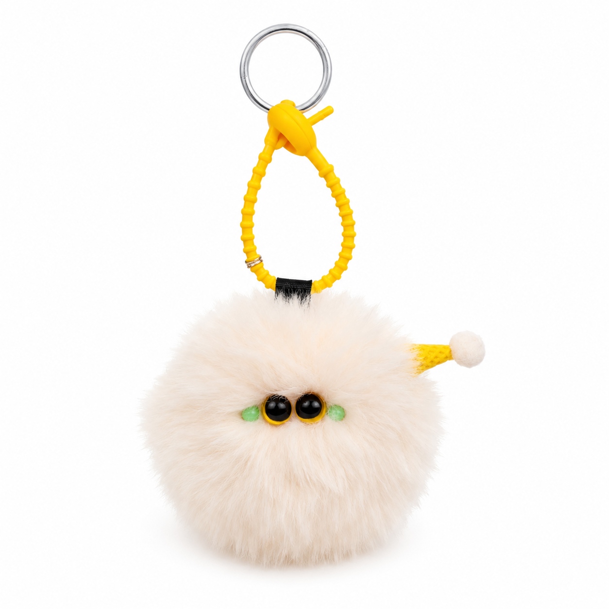 Fluffy Party Pom Pom Keychain