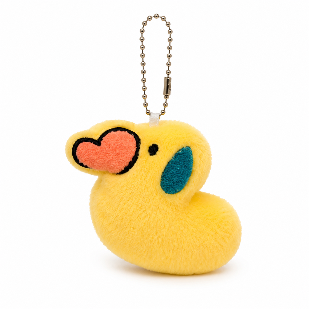 Heart Beak Duck Plush Keychain