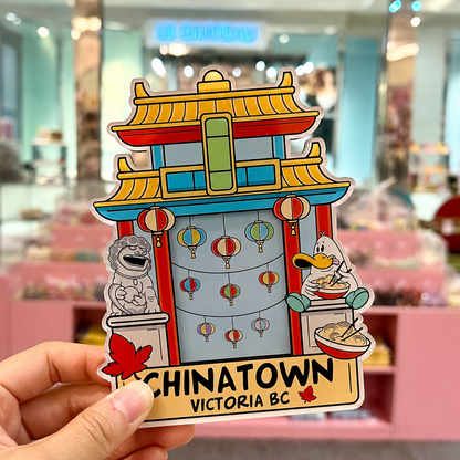 Little Duck Victoria Chinatown Polaroid Frame Magnet
