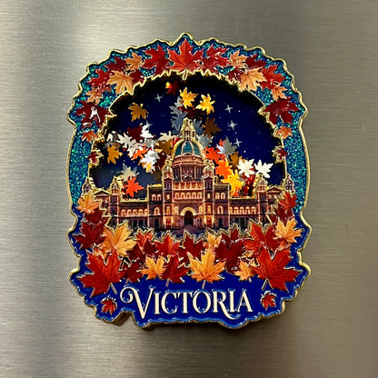 Love Bisous Victoria Liquid Shaker Fridge Magnet