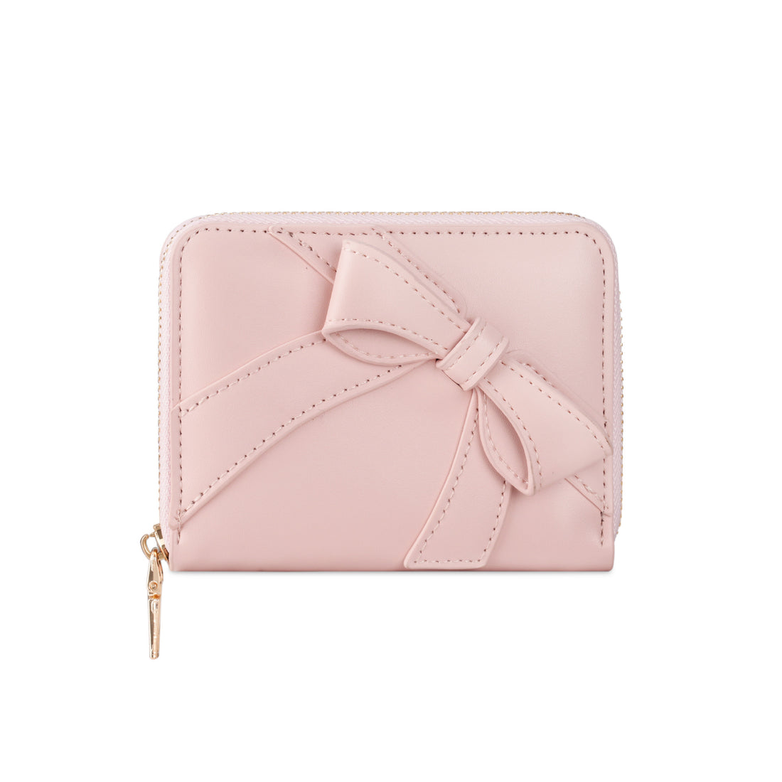 Bow Zip-Around Wallet