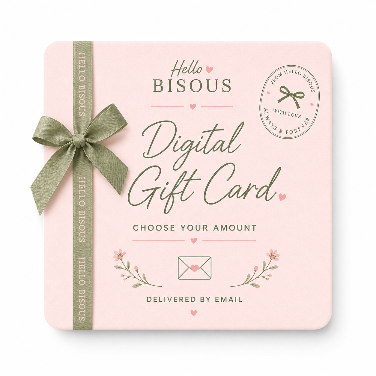 Hello Bisous digital gift card product image