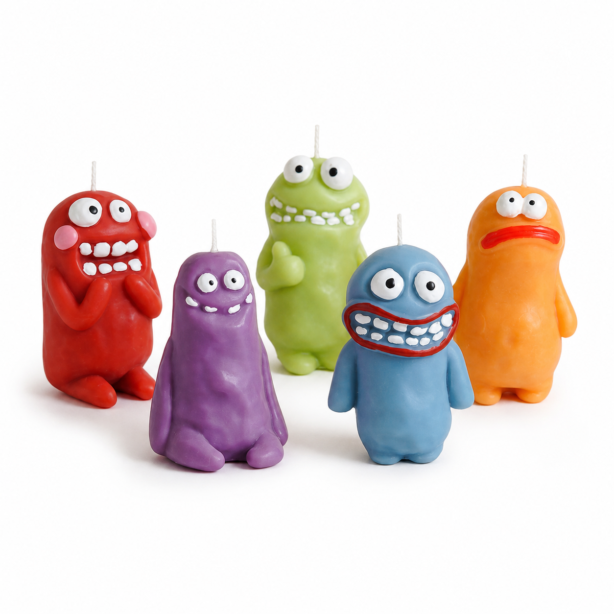 Cute Monster Scented Candle – Novelty Character Wax Decor
