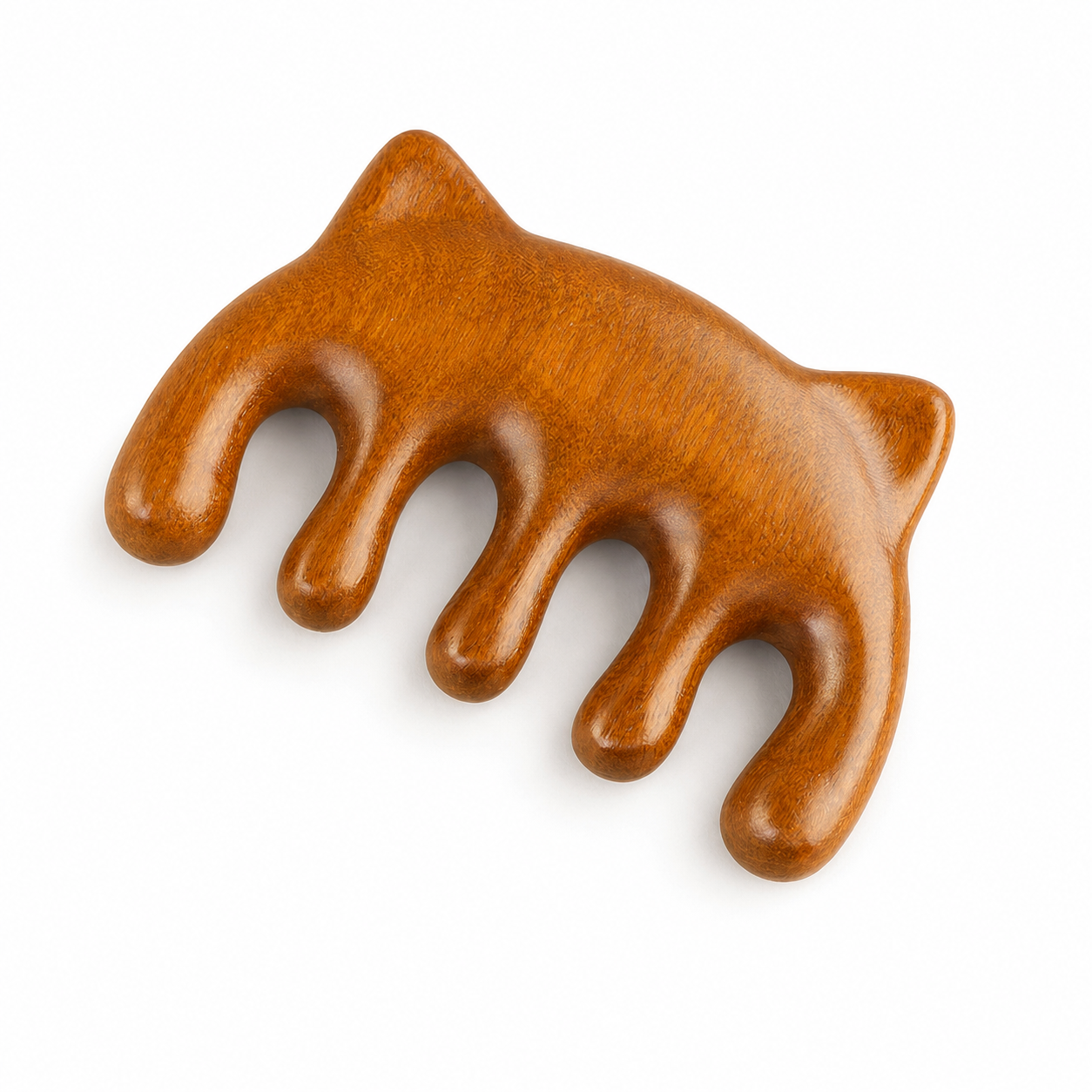Sandalwood Cat Massage Comb